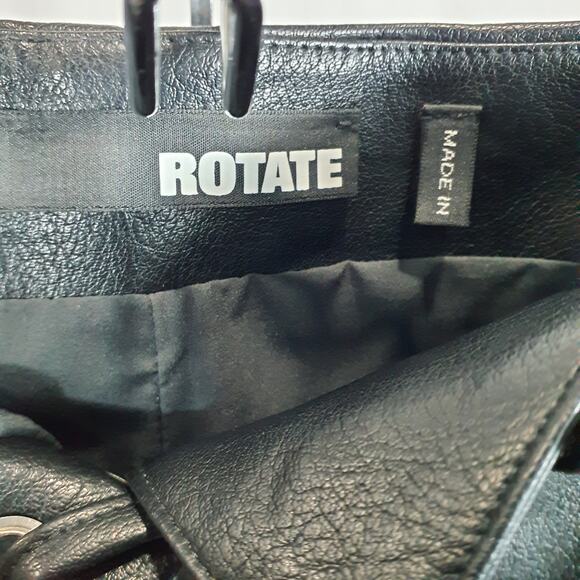 Rotate Birger Christensen Aldatie Faux Leather Pants Size US 12 - Picture 4 of 4